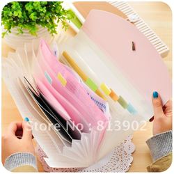 ECO-friendly PP Expanding file holder, transparent PP expanding wallet ,document bag, promotion pp file folder, file case/holder(China (Mainland))