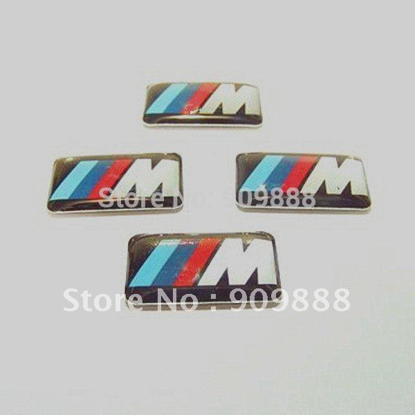 Bmw m logo wheel sticker #4