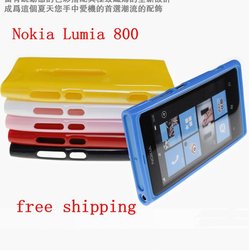 mobile phone silicon case for Nokia Lumia 800,many becautiful color ,TPu N800 cellphone case(China (Mainland))
