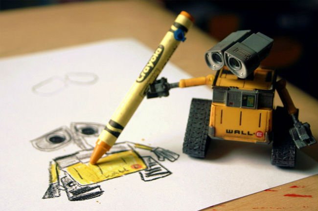 Free shipping Wall-E Transforming Figure toys WALL.E SIZE:6cm for xmas ...