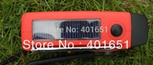 Free shipping 3 in 1 emergency Wind up Solar Dynamo Powered FM AM Radio Phones Chargers