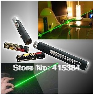Wholesale - High Power 200mw 532nm Green Laser Pointer Pen (Black) Free shipping(China (Mainland))