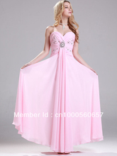 Beautiful A line Sweetheart Floor length Beading Evening Prom Dresses