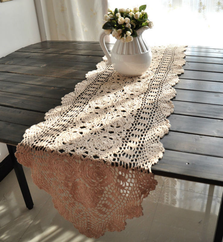 chic Vintage 15X71 patterns table Inches crocheted table 40x180cm crochet runner hand shabby runner vintage chic Vintage 15X71 patterns table Inches crocheted table 40x180cm crochet runner hand shabby runner vintage