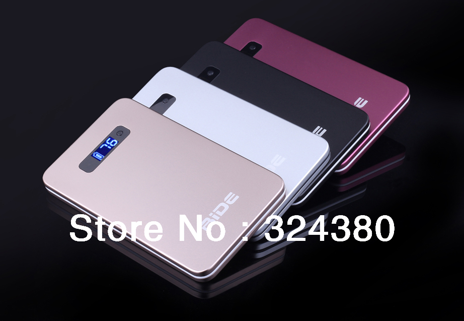 BIDE ultrathin fashionable new mobile power supply samsung apple all intelligence machine backup Lightsome beautiful(China (Mainland))