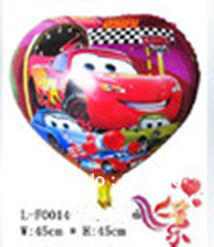 Free shipping 100pcs/lot 18 inches foil balloons ,Cars design,Decoration articles&gift(China (Mainland))