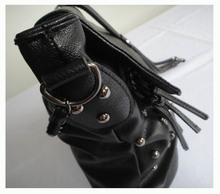 most popular handbag Size 38 x 27cm PU Rhinestone 3 different colors shoulder straps promation for