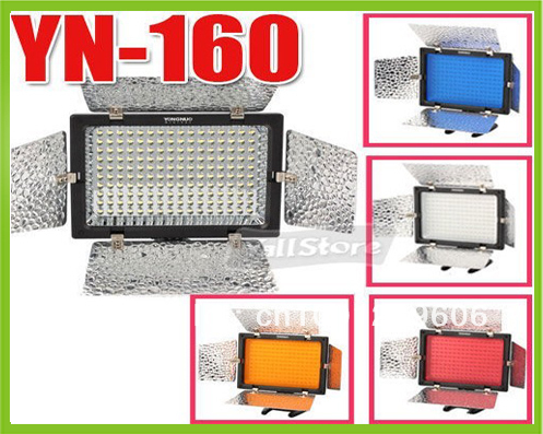 Photographic Lighting Camera Photo YN 160 LED Video Photo Light for DV DC DSLR Camcorder Camera