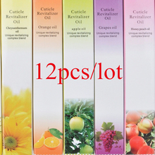 Free Shipping Wholesale 12pcs x Fruit Mix Cuticle Revitaliaer Oil With Different Flavors(China (Mainland))