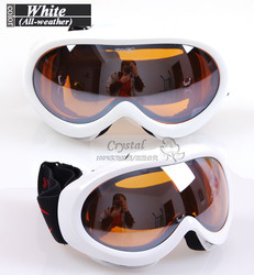 Free Shipping Double PC lens anti- Fog/ wind/sand Skating/riding goggle children all whether ski glasses 100% uv protection M062(China (Mainland))