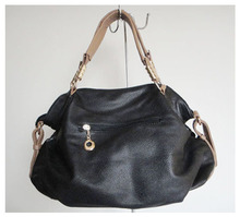 Hot sale lady wowen s unique bag PU rhinestone Size 37x27cm one color Two function handbag
