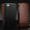Luxury leather case for Iphone5g 4g 4s Original Faddist ultrathin crazy horse flip case for iphone 4g free touch pen as gift
