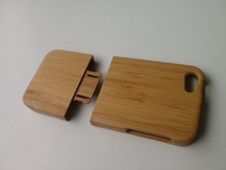 Free USPS Shipping pure Natural Bamboo Wood Case for iPhone 5 with Retail package(China (Mainland))