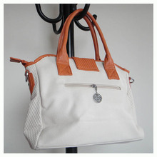 stylish handbag Size 33 x 25cm PU Rhinestone 3 different colors white two function Free shipping