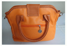 stylish handbag Size 33 x 25cm PU Rhinestone 3 different colors orange two function Free shipping