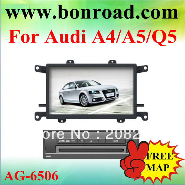 car dvd gps for Audi A4 B8/A5/Q5 2008-2012 free gps map+free shipping(China (Mainland))