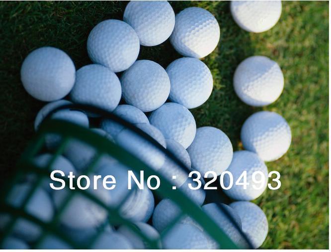 HOT SALE!!! Free shipping 2 layer 12pcs/dozen golf clubs brand new golf balls practice match ball distant ball wholesale&retail(China (Mainland))