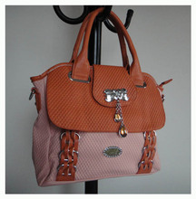 women s handbag Size 33 x 25cm PU Rhinestone 4 different colors pink shoulder straps Free