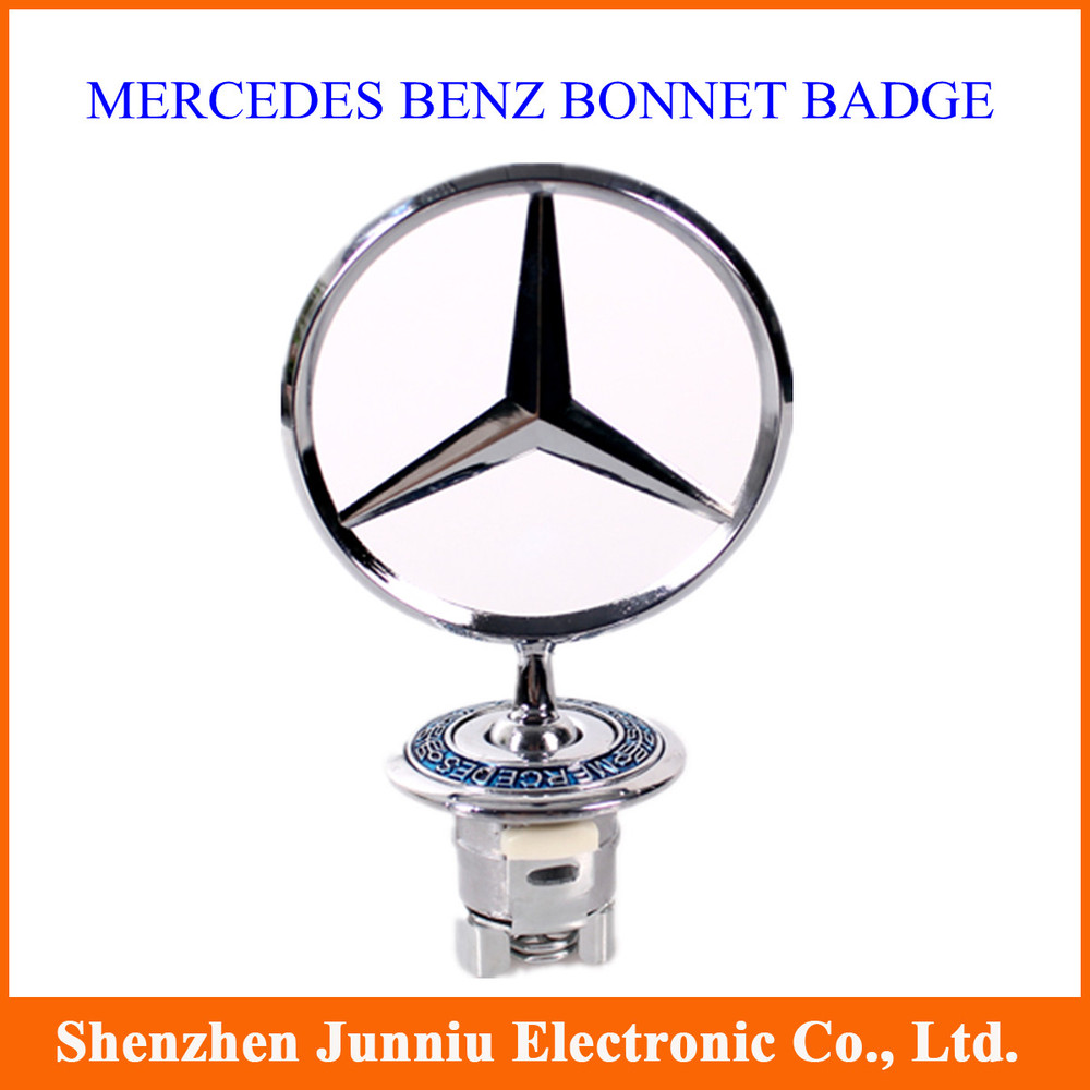How to replace mercedes benz hood ornament