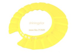 Hot Selling 10pcs/lot Baby Bath Cap / Shower Cap Wash Hair Soft Shampoo Shield Hat 4478(China (Mainland))