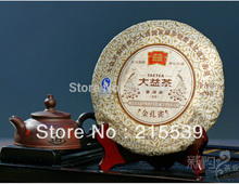 [GRANDNESS] Golden Peacock * 2009 yr China Yunnan Menghai Tea Factory Dayi Ripe Pu Er Cake* 100% Genuine Quality Certified 357g