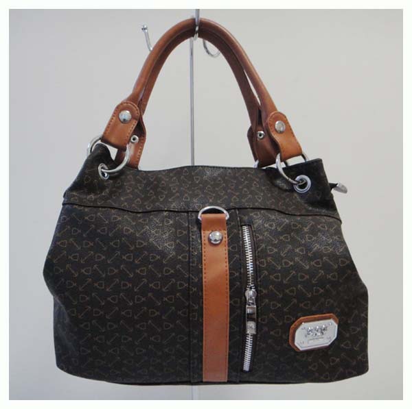 Hot sale wowen s unique bag popular handbag PU Size 35 x 27cm colors brown Two