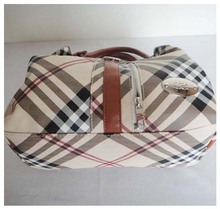 ladies handbag A065 khaki designer bag Material PU Size 33 x 27cm two different colors khaki