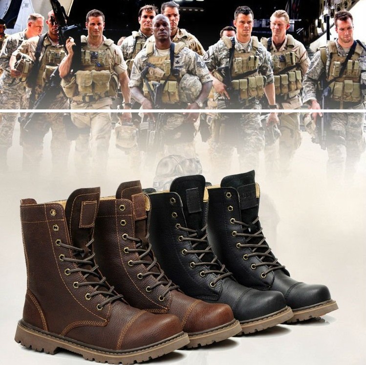 Mens Military Combat Boots