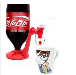 Free shipping Easy Touch Red Bottle Drinking Soda Water switch Dispense Machine Gadget #H0130(China (Mainland))
