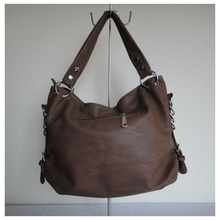 A053 brown designer women s bag lady bag Size 44 x 29cm PU hanging ornament 6