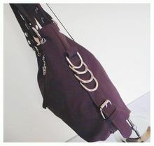 2013 hot sale fashion handbag A053 purple Size 44 x 29cm PU hanging ornament 6 different
