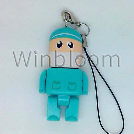 Little Doctor USB Flash Drive 2GB 4GB 8GB 16GB 32GB Real Capacity FREE Shipping ABS USB Memory Stick(China (Mainland))