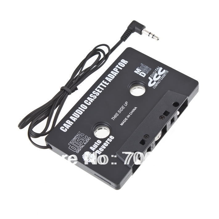 3.5mm Universal Car Audio Cassette Adapter Audio Stereo Cassette Tape Adapter for MP3 Player Phone 200pcs/lot +DHL Freeshipping