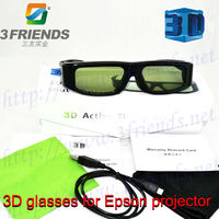 Free shipping world wide 3D Active Shutter Glasses for EPSON  projector EH-TW9000 9000E, 9000W