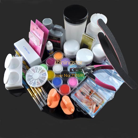 for Nail Acrylic Kit Kit liquid DIY  acrylic nails Powder Art Liquid diy Tips Set Acrylic Nail