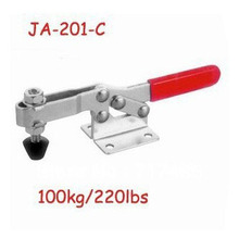 F Clamp 201C 100Kg 220 Lbs Holding Capacity Flange Base Horizontal Toggle Clamp Hand Tool Free Shipping