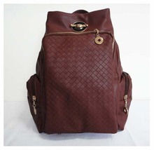 Hot sale fashion Backpacks,material:PU, brown, size:37 x 35cm,4 different colors,packing: 1pcs/opp bag,Free shipping