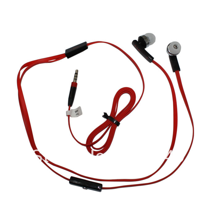 Free Shipping mini jack 3.5mm Noodles earphones/headphones for mp3,mp4,ipod,HTC sleek and comfortable(China (Mainland))