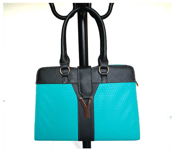 Special Offer 2013 new women bag Size 33 x 25cm PU metal 6different color blue Two