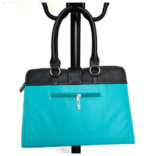 Special Offer 2013 new women bag Size 33 x 25cm PU metal 6different color blue Two