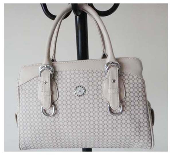 ladies handbag Material PU Size 35 x 25cm 3 different colors white a shoulder strap and