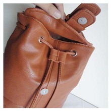 authentic designer Backpacks Leisure bags Size 35 x 30cm material PU 3 different colors brown packing