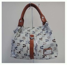 wholesale designer women’s bag,messenger bag,Size:44 x 24cm,PU + hanging ornament,colors:lvory,two function,Free shipping