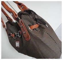 newest handbag for 2013summer Material PU Size 42 x 30cm 4 different colors brownTwo function Free