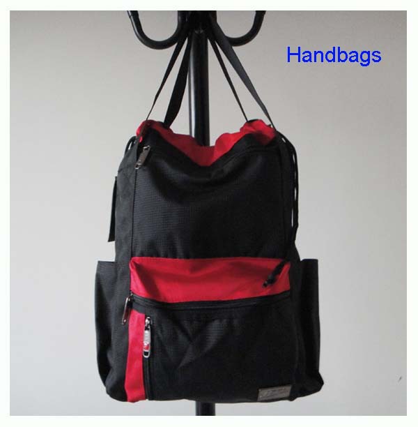 designer Backpack material water proof red black Size 46 x 36cm 2 different colors 3 function