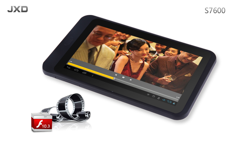 Free shipping S7600 7" Android 2.3 can update to 4.0 Capacitive Screen with front Camera/Wi-Fi/HDMI 1.5GHz 3D DDR3 512MB F-P007(China (Mainland))