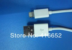 Free shipping ligh ting to usb cable for iphone 5 100pcs High quality Many In stock !(China (Mainland))