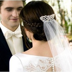 Free shipping Twilight Breaking Dawn Bella's Hair Comb Bella Bride Wedding Replica Retail/Wholesale fashion jewelry Hairwear(China (Mainland))