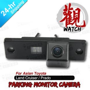 Free shipping CCD Car Rear view Reverse Parking Camera For Asian Toyota Land Cruiser Prado 2010 night vision(Hong Kong)
