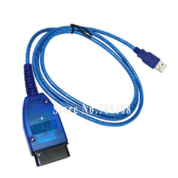 Free shipping VAG 409.1 OBD2 USB Cable Car Diagnostic tool OBD OBDII Scanner Support dual K-lines(China (Mainland))